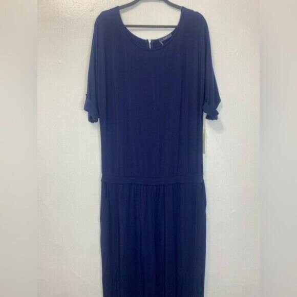 NWT TART NAVY BLUE JUMPSUIT - Picture 1 of 8